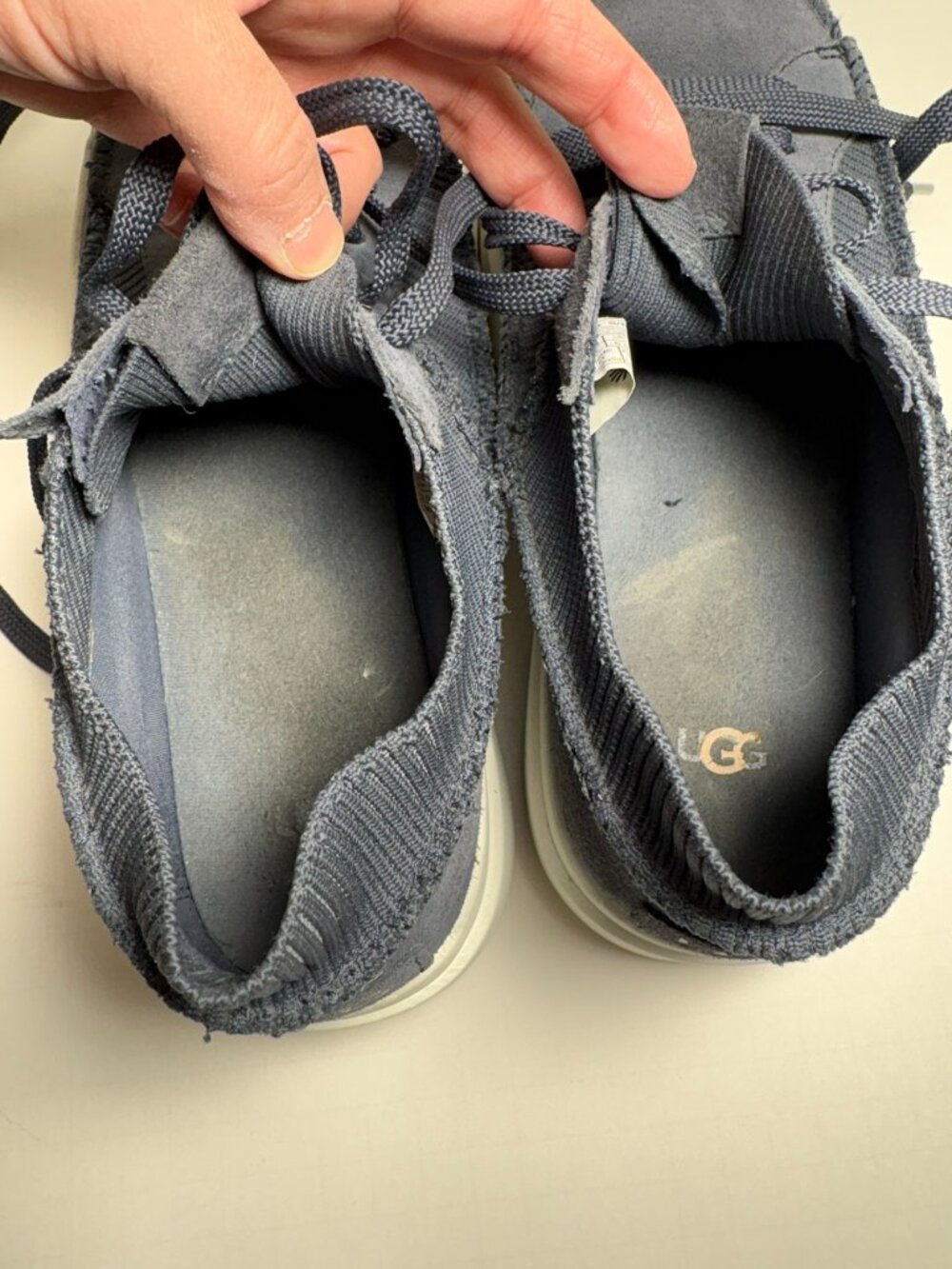 Ugg EZ Duzzit Platform Sneaker – Blue – Size 8.5 - Picture 7 of 16